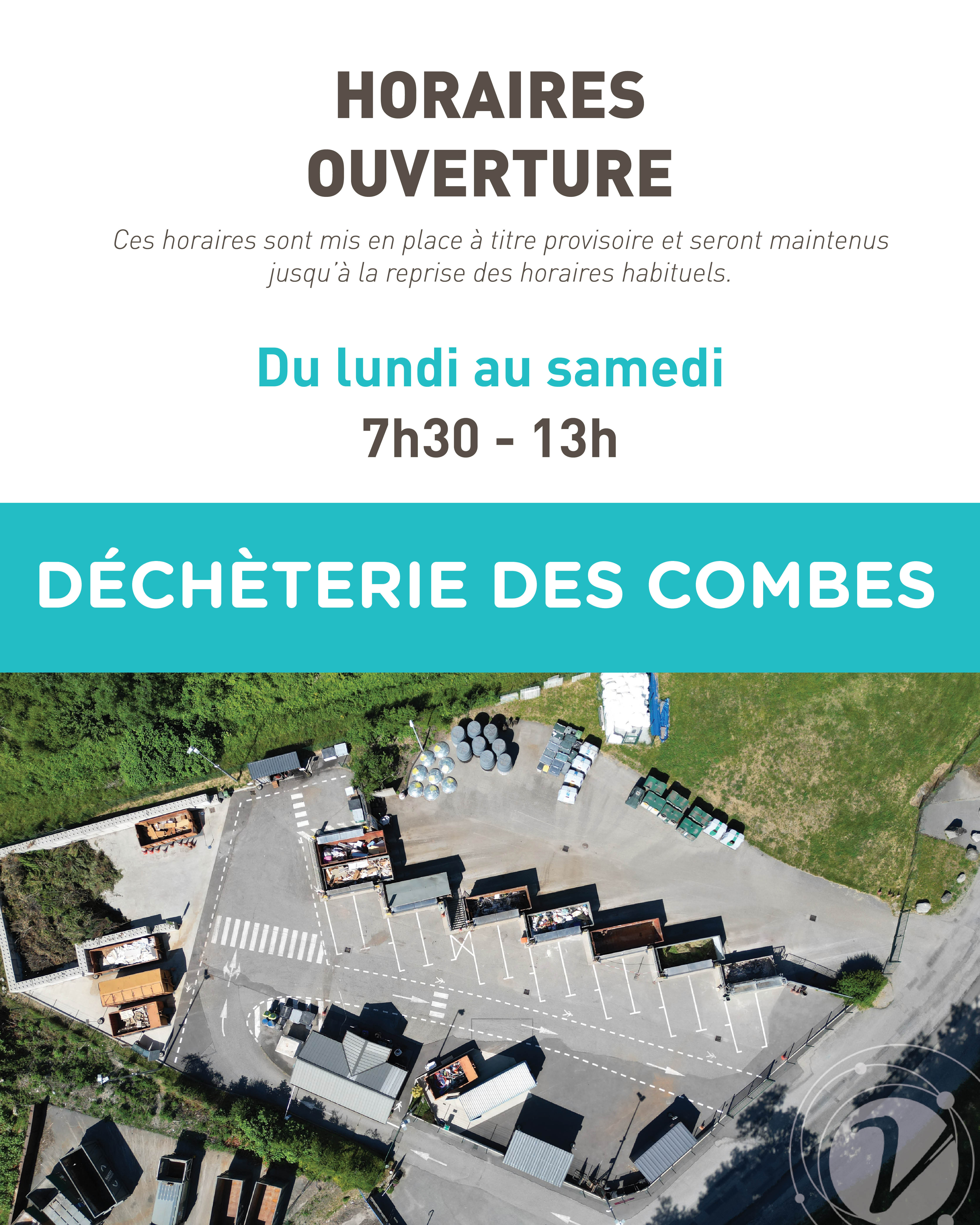 Horaires déchèterie