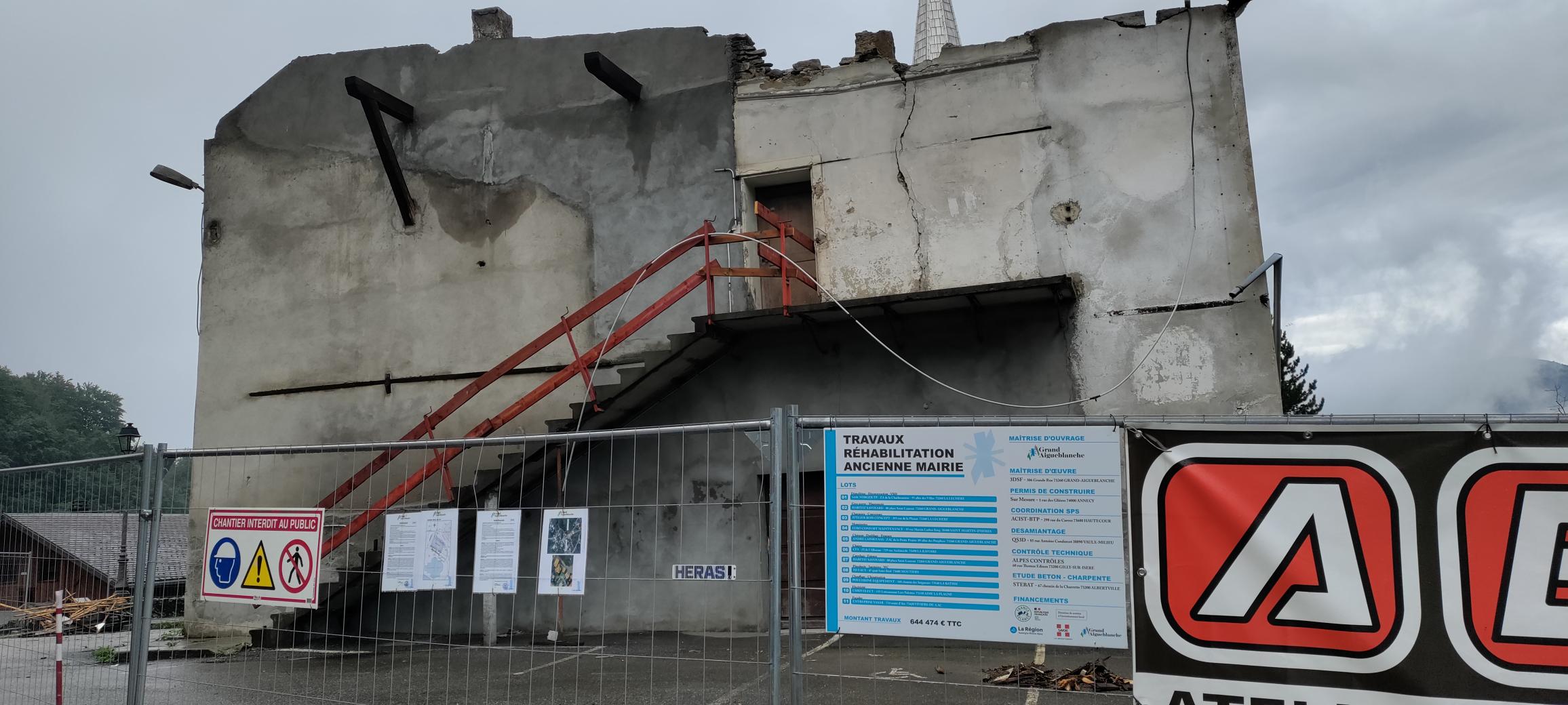 Mairie Villargerel Travaux